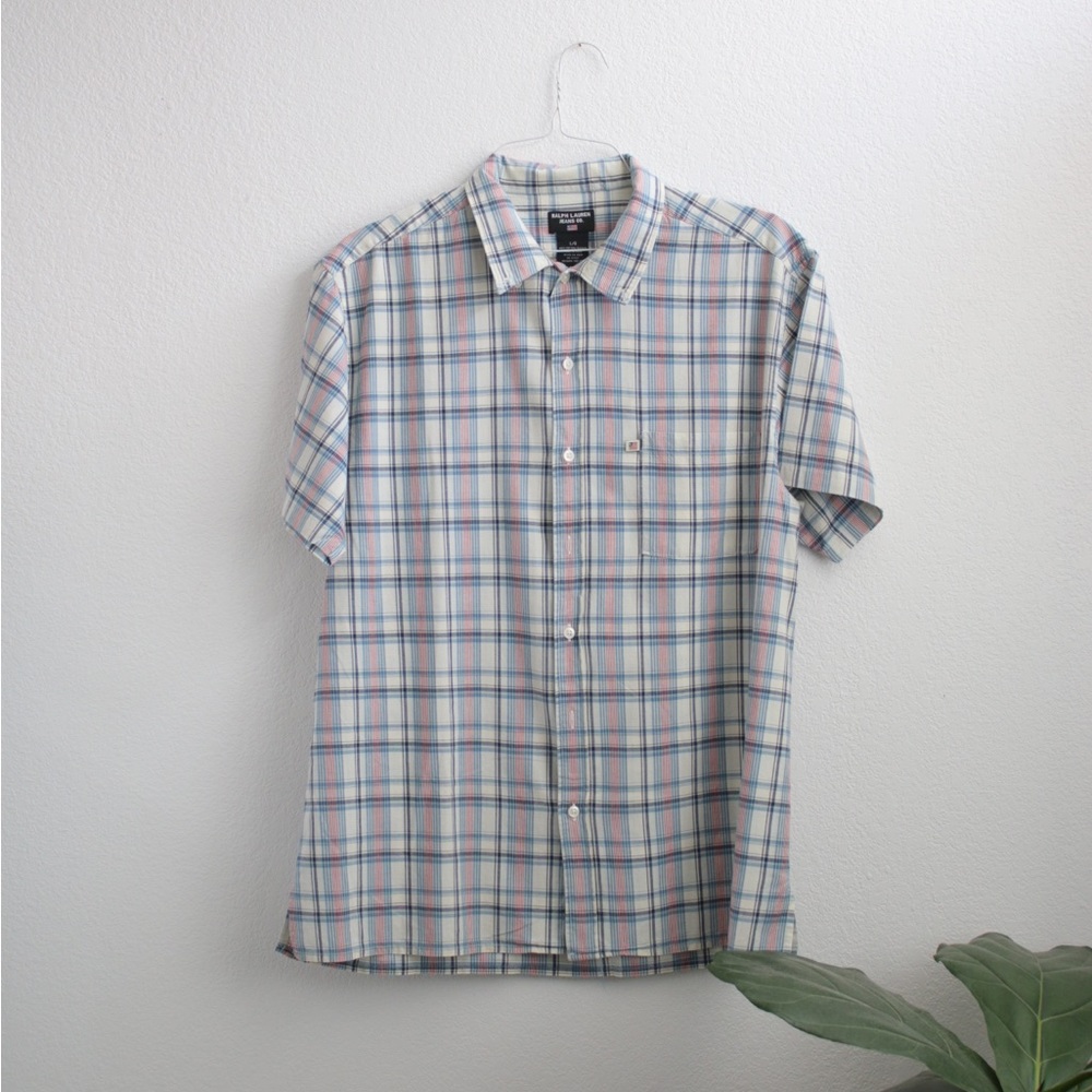 MENS Ralph Lauren Jeans Co Button Down Sz L